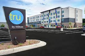 Parking at Tru by Hilton Gerald. R. Ford Airport