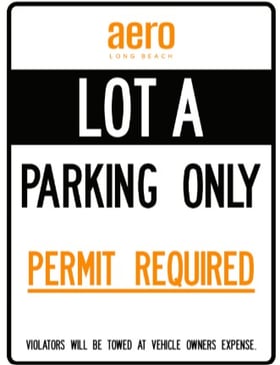 Parking at Aero Campus Lot A LGB