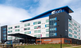 Parking at Aloft Charlotte Airport