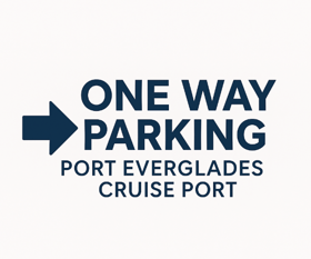 Parking at One Way Parking Port Everglades