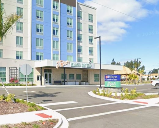 Parking at Hilton Garden Inn Cape Canaveral near Port Canaveral