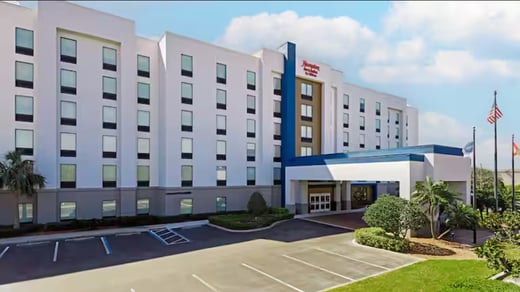 Parking at Hampton Inn and Suites St.Pete/Clearwater near St Pete Clearwater Airport 