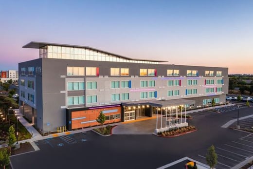 Parking at Aloft Sacremento SMF near Sacremento International Airport 