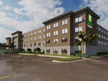 Parking at Holiday Inn Express Port Canaveral