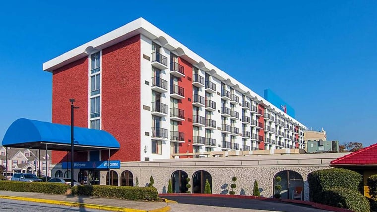 Parking at Motel 6 ATL