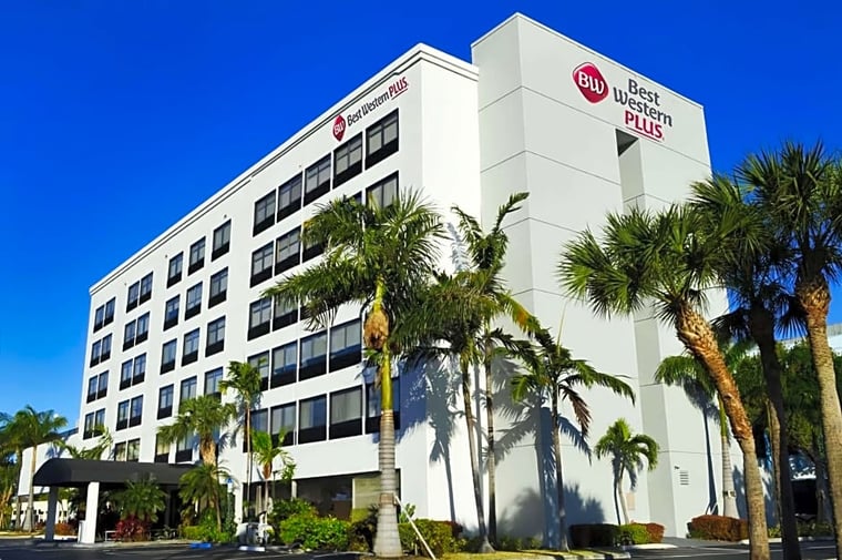 Parking at Best Western Plus Port Everglades