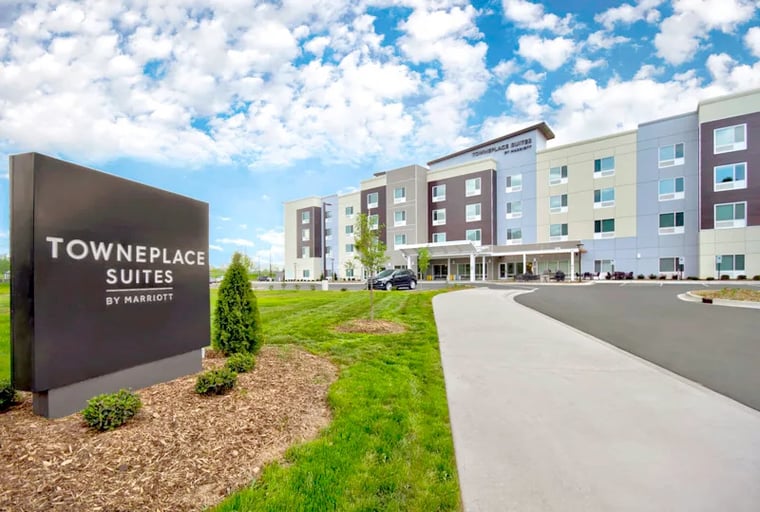 Parking at Towne Place Suites Raleigh-Durham