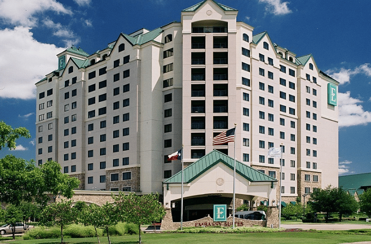 Parking at Embassy Suites Grapevine North DFW