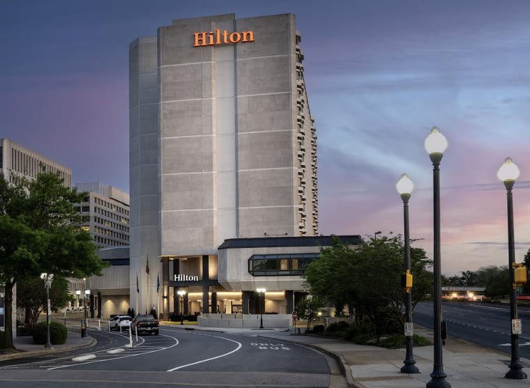 Parking at Hilton Arlington National Landing DCA