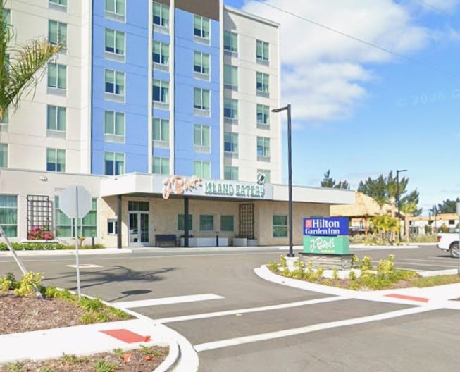 Parking at Hilton Garden Inn Cape Canaveral